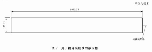 用于耦合夾校準(zhǔn)的感應(yīng)板