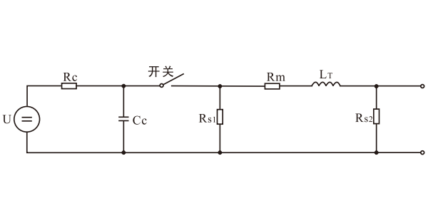 組合波發(fā)生器的電路原理圖(1.2/50μs-8/20μs)